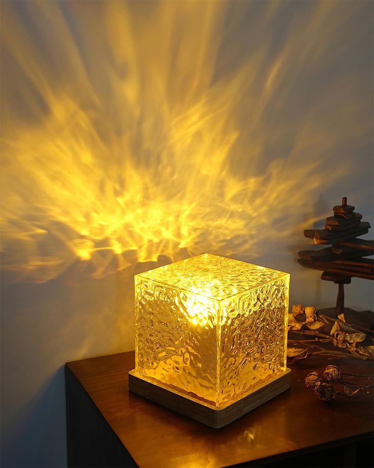 Remote Controlled Crystal Lamp