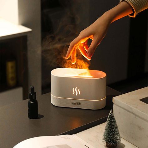 Color Glow Flame Humidifier